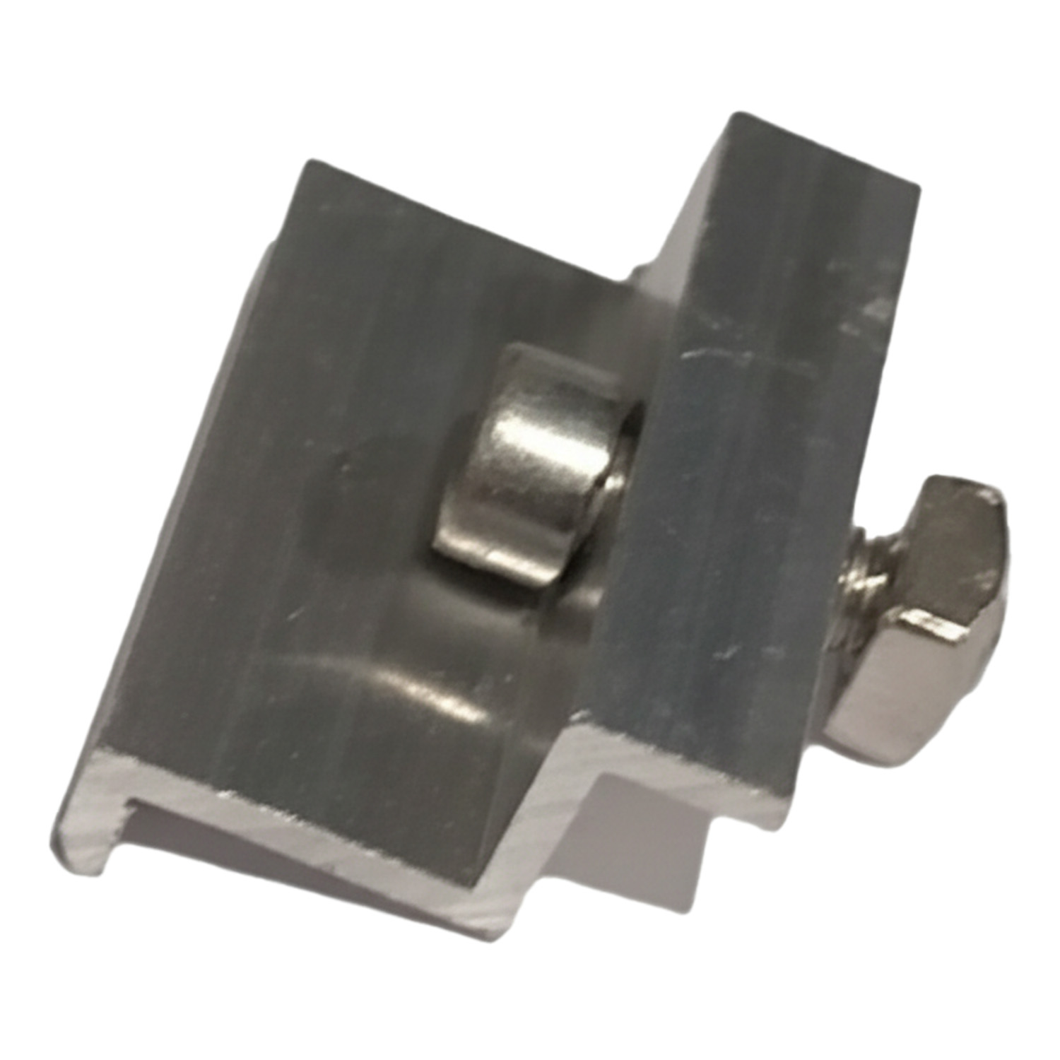 Abrazadera final 32 mm – plateada / ALU (reciclado)