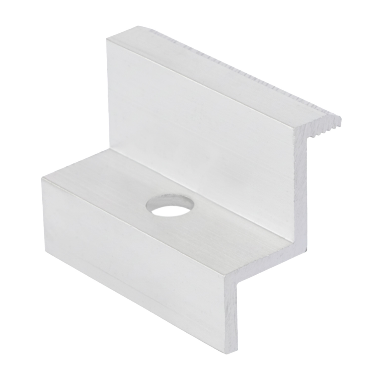 Abrazadera final 32 mm – plateada / ALU