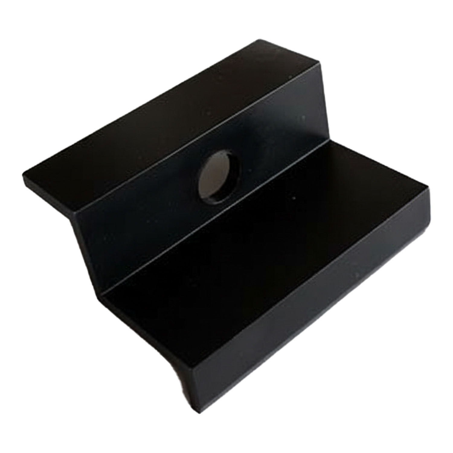 Abrazadera final 32 mm – negra / ALU