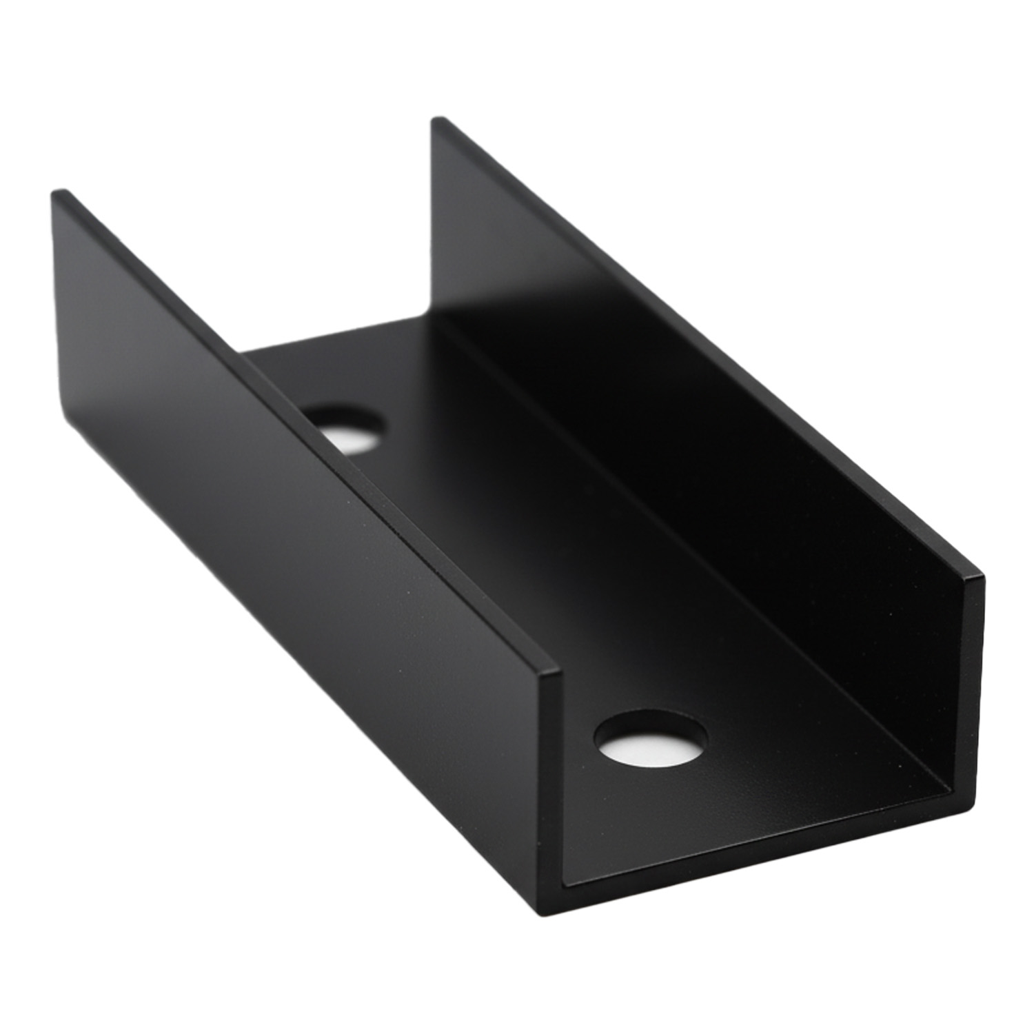 Estructuras - conector para rieles - negro - 120x40x25