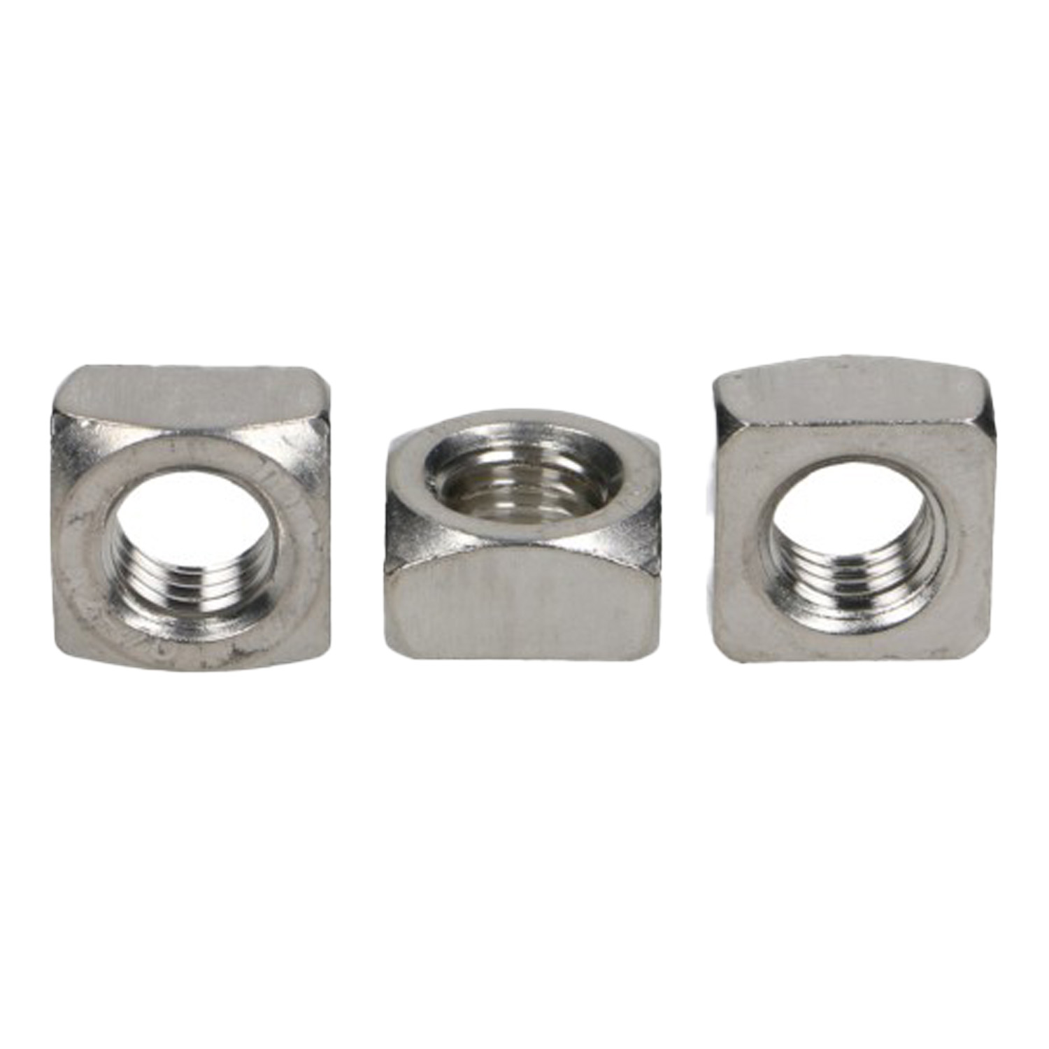 Tuerca cuadrada DIN 557 - M8 / A2 / paquete de 100 unidades.