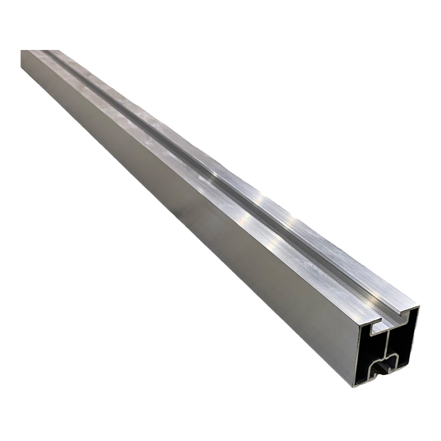 Riel de montaje F806 40X40, 3300mm / Tornillo de golpe / Canal deslizante