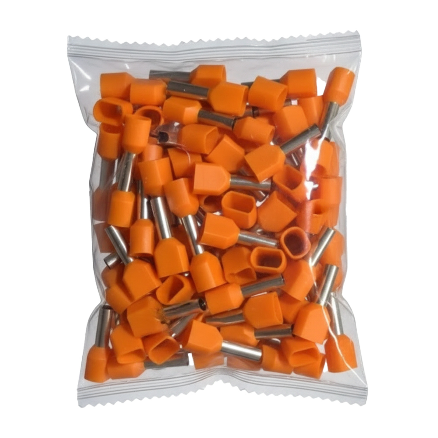 Terminal de cable doble – 2×4 mm² / paquete de 100 unidades