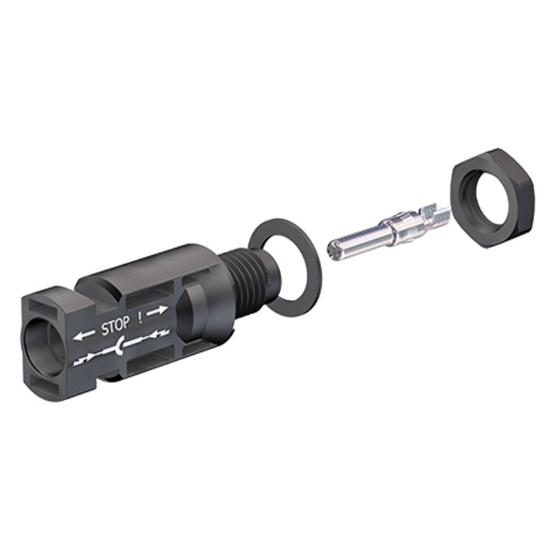 Staubli EC MC4 panel connector(-) 4/6mm2 (PV-ADSP4-S2/6-UR)