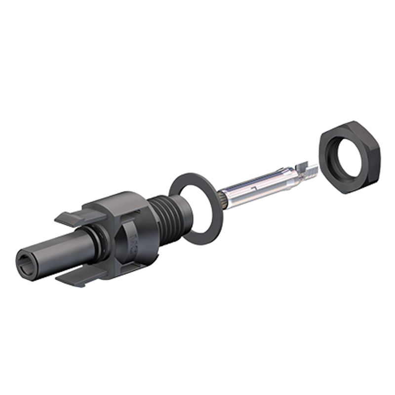 Staubli EC Socket(+) MC4 panel 4/6mm2 (PV-ADBP4-S2/6-UR)