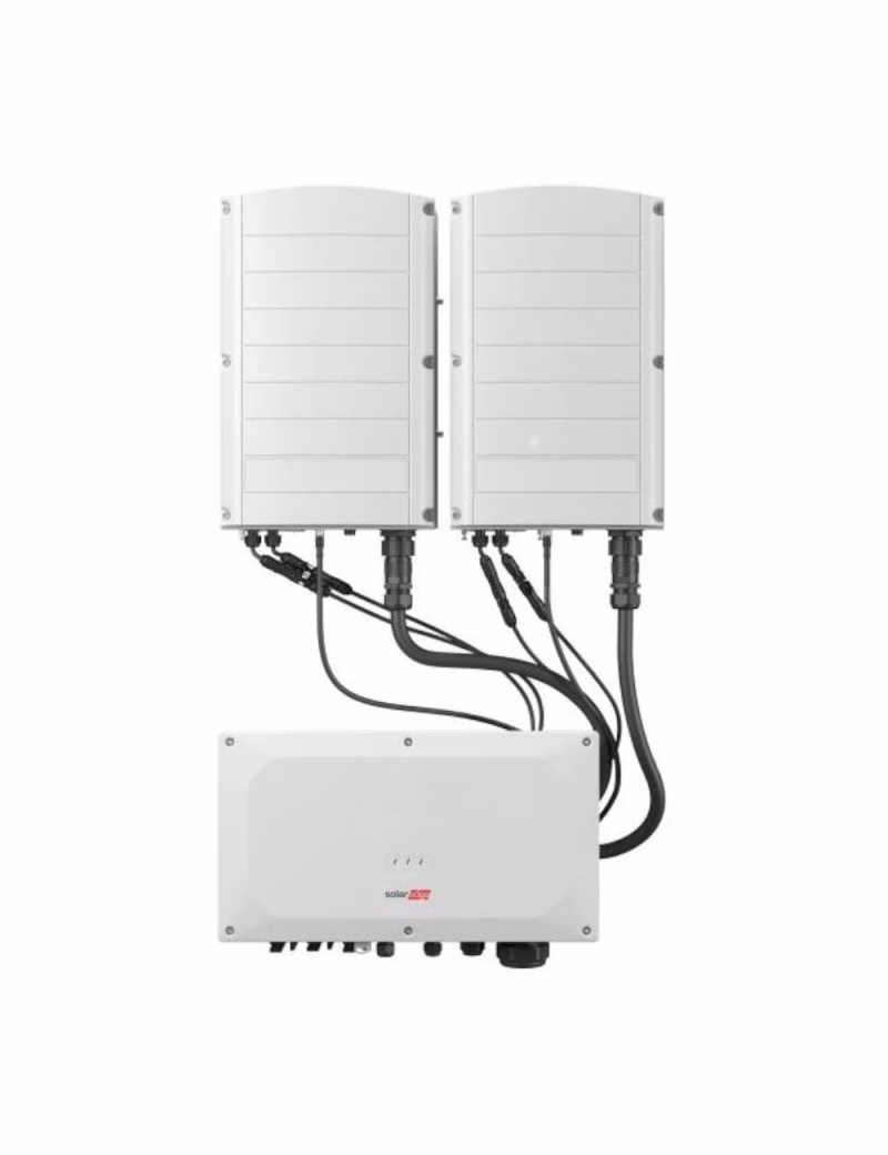 Inversor SOLAR EDGE SE66.6K - RW00IBNM4 + 2 unidades auxiliares SESUK-RW00INNN4