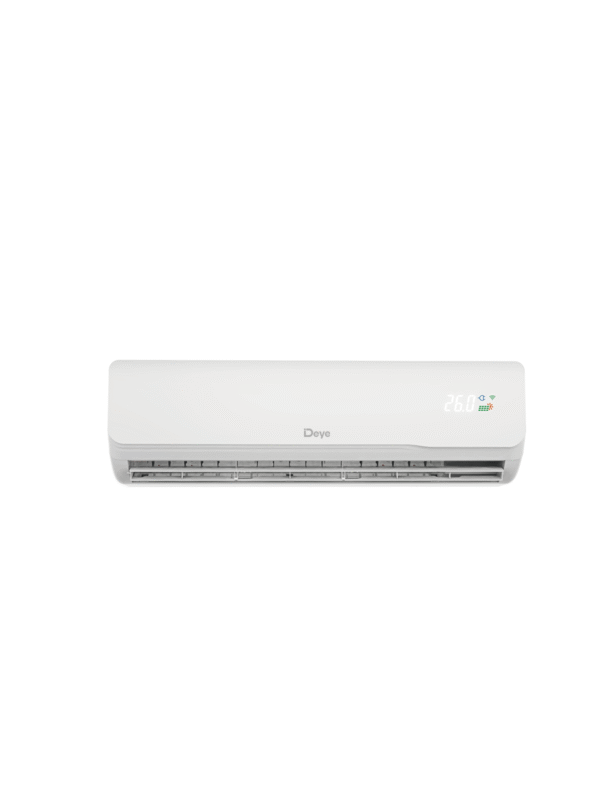 DEYE DWGA21-ACDCBLW-12KR2(EU) 3,5 kW AC/DC (Con/sin conexión a la red) Aire acondicionado solar inversor DC R32 split mono tipo mural refrigeración y calefacción interior y exterior