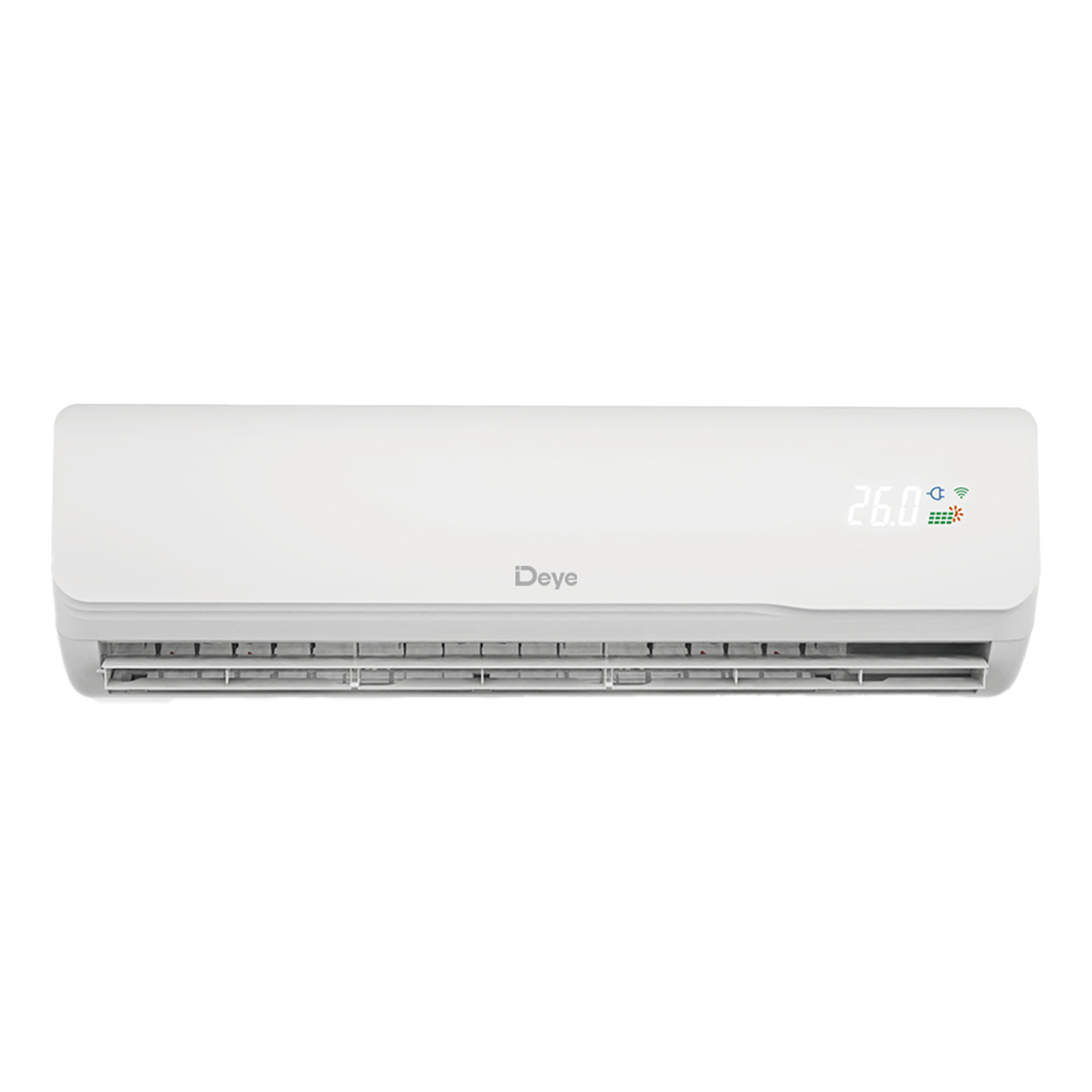 DEYE DWGA21-ACDCBLW-12KR2(EU) 3,5 kW AC/DC (Con/sin conexión a la red) Aire acondicionado solar inversor DC R32 split mono tipo mural refrigeración y calefacción interior y exterior