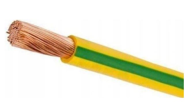 Cable LGY 16mm2 750V Z/O amarillo-verde, conductor flexible