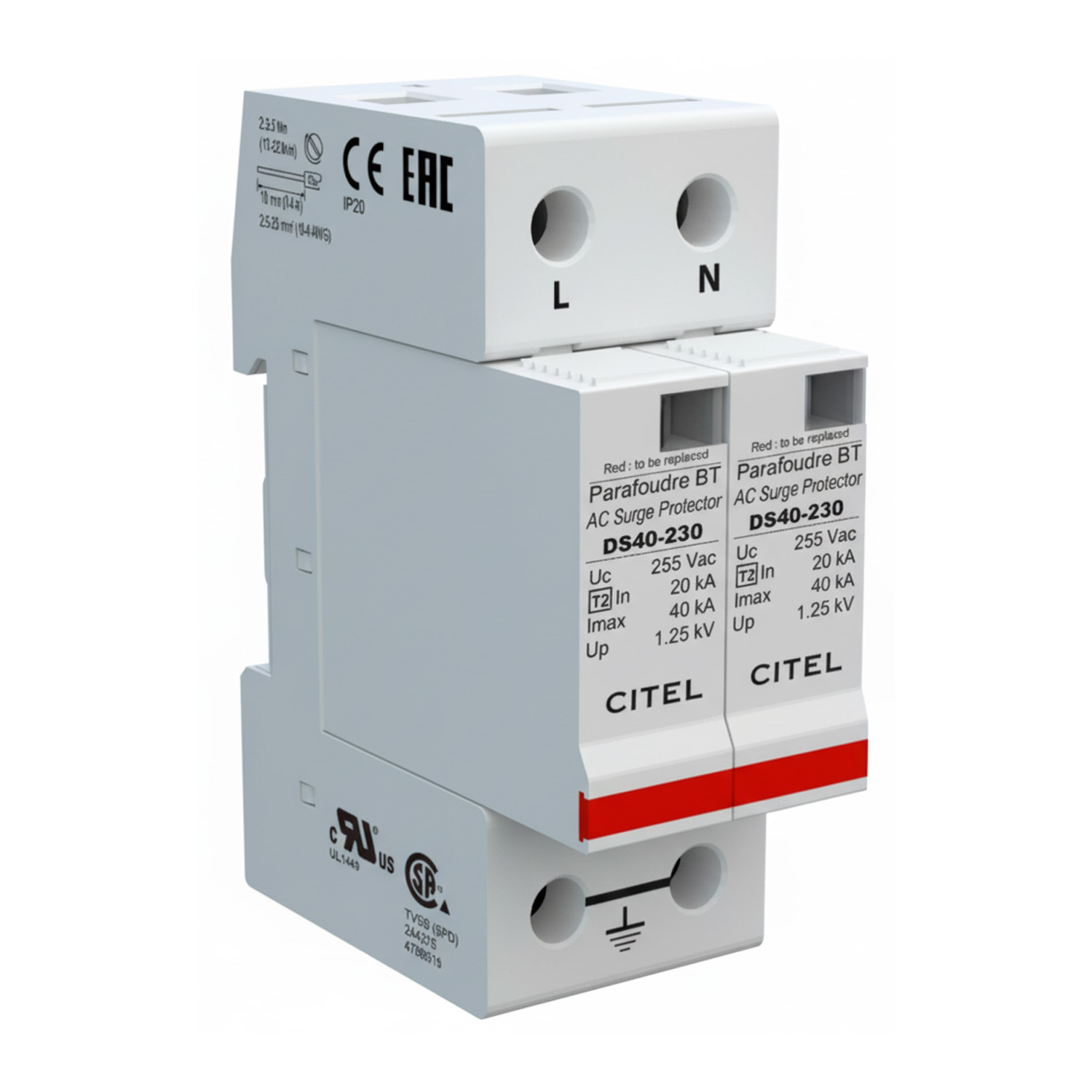 Limitador CITEL AC monofásico T2 / C461501 DS42-230