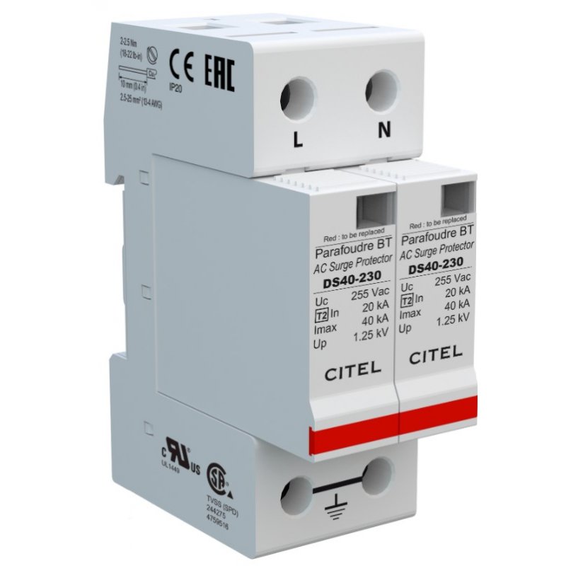 Limitador CITEL AC monofásico T2 / C461501 DS42-230