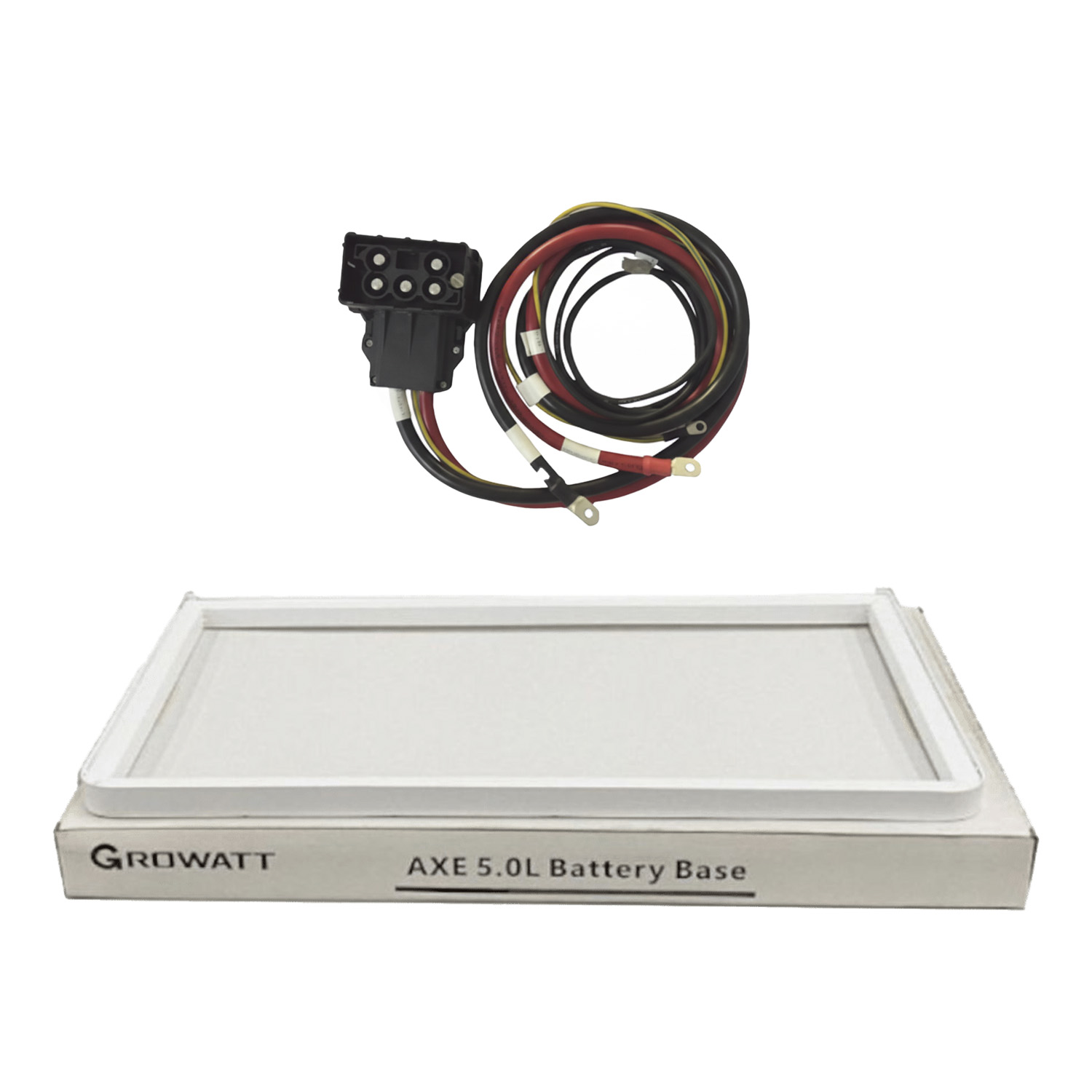 Accesorios - GROWATT - soporte de batería + cableado - AXE-5.0L